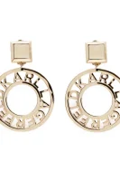 Naušnice k/circle logo archive earrings Karl Lagerfeld zlatna