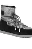 Kožni čizme za snjeg F.SIDE Moon Boot srebrna