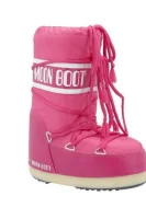 Čizme za snjeg nylon Moon Boot ružičasta