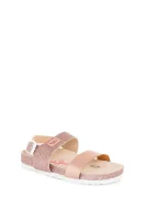 Bio Glitter sandals Pepe Jeans London ružičasta