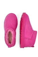 Kožni čizme za snjeg CLASSIC UGG ružičasta