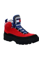 Trekking cipele EXPEDITION s dodatkom kože Tommy Jeans crvena