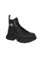 Kožni planinarske cipele LUNA Karl Lagerfeld crna
