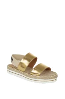 Sandals Love Moschino zlatna