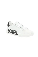 Kožni tenisice TRAINERS Karl Lagerfeld Kids bijela