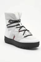 Čizme za snjeg s dodatkom kože Tommy Hilfiger bijela