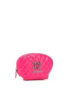 Patent Quilted Cosmetic bag Love Moschino ružičasta
