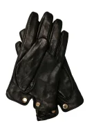 Kožni rukavice AMICO Marella crna