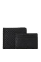 Wallet + Business Card Holder BOSS BLACK crna