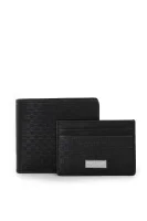 Wallet + Business Card Holder BOSS BLACK crna