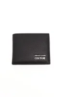 Kožne novčanik Versace Jeans Couture crna