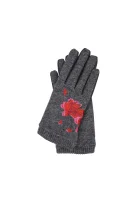 Gloves Red Flowers Desigual siva