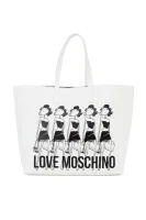 Shopper bag Love Moschino bijela