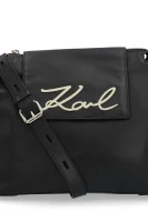 Poštarska torba Karl Lagerfeld crna