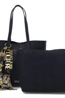 Shopper torba + rokovnik Versace Jeans Couture crna