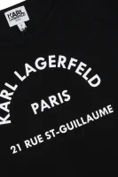 Haljina Karl Lagerfeld Kids crna