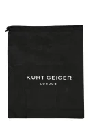 Kožna poštarska torba MINI KENSINGTON DRENCH Kurt Geiger crna