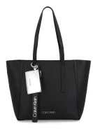 Shopper torba + torbica za sitnice CK BASE Calvin Klein crna