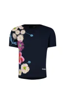 T-shirt RHODE ISLAND | Regular Fit Desigual modra