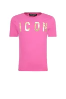 T-shirt ICON | Regular Fit Dsquared2 ružičasta