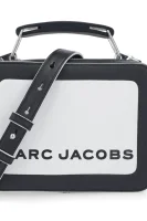 Kožna poštarska torba THE BOX 20 Marc Jacobs crna