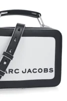 Kožna poštarska torba THE BOX 20 Marc Jacobs crna