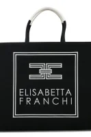 Shopper torba Elisabetta Franchi crna