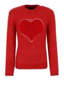 Džemper | Regular Fit | s dodatkom vune Guess crvena