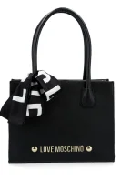 Kovčeg torba Love Moschino crna