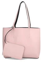 Shopper torba + torbica za sitnice CALVIN KLEIN JEANS ružičasta