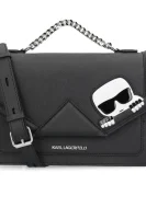 Poštarska torba Karl Lagerfeld crna