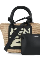 Shopper torba + torbica za sitnice Kenzo boja pjeska