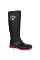 Rain boots Love Moschino crna