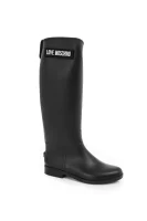 Patch 2 Rain boots Love Moschino crna