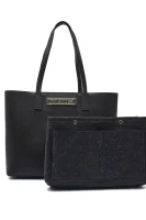 Shopper torba + torbica za sitnice Love Moschino crna