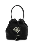 Love Charms Bucket Bag Love Moschino crna