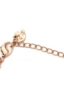 Ogrlica NECKLACE WHITE/ROS Swarovski ružičasto zlatna