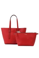 Shopper torba + torbica za sitnice Calvin Klein crvena