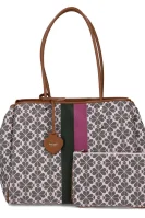 Shopper torba + torbica za sitnice s dodatkom kože Kate Spade ružičasta