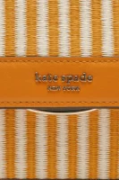 Kožna poštarska torba Kate Spade narančasta