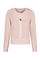 Džemper | Regular Fit CALVIN KLEIN JEANS ružičasta