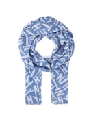 TH logo scarf Tommy Hilfiger plava