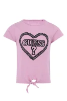 T-shirt | Regular Fit Guess ružičasta