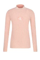 Džemper | Regular Fit | s dodatkom vune CALVIN KLEIN JEANS ružičasta