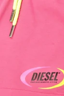 Kratke hlače | Regular Fit Diesel ružičasta