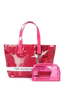 Shopper Bag Trussardi ružičasta