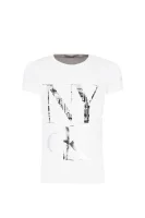 T-shirt | Slim Fit CALVIN KLEIN JEANS bijela