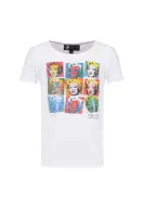 T-shirt JENELL Andy Warhol By Pepe Jeans | Regular Fit Pepe Jeans London bijela