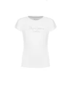 T-shirt Nuria | Regular Fit Pepe Jeans London bijela