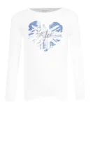 Majica dugih rukava CORINNA JR | Regular Fit Pepe Jeans London bijela